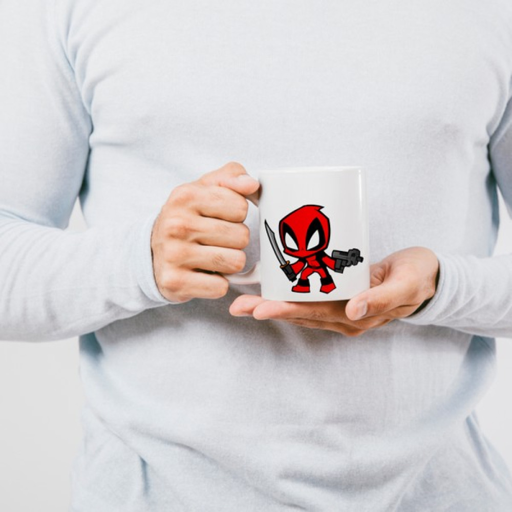 Mug Maker Deadpool Kupa Bardak - Beyaz - 300 ml Fincan / Bardak / Kahve Takımı Fiyatı