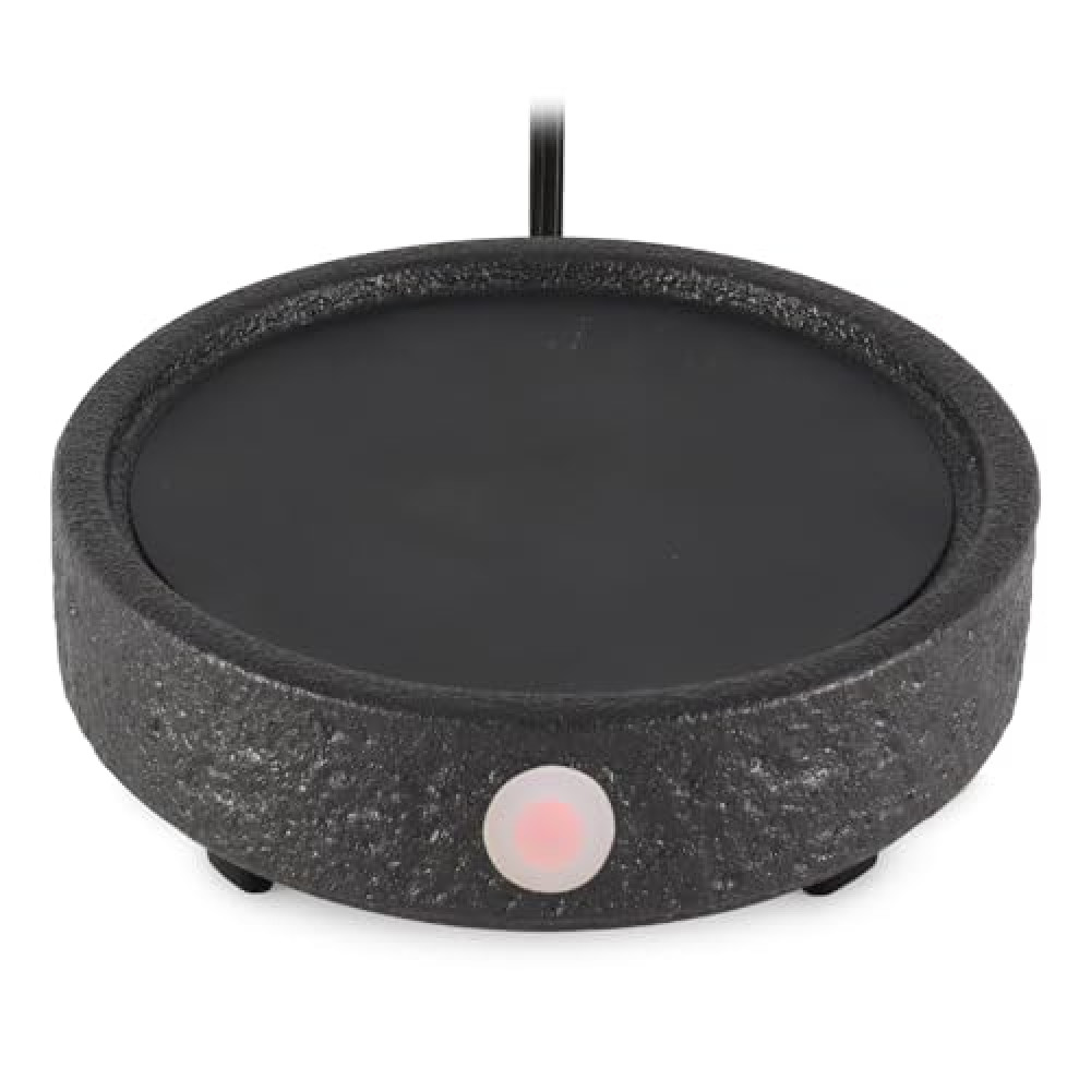 Mug Warmer,Coffee Warmer for Desk Candle Warmer,Safely Releases Scents Without a Flame,Electric Beverage Warmer Plate for Heating Coffee, Beverage, Milk and Tea(Black-No Cup)
