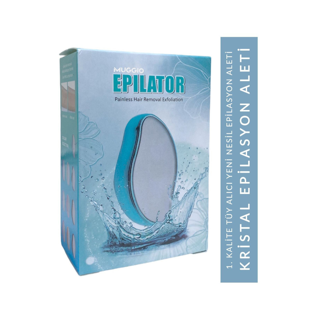 Muggio Crystal Eraser Epilasyon Aleti Tüy Alıcı Fiziksel Kristal Epilatör (ISLAK & KURU) Epilasyon Aletleri Fiyatı