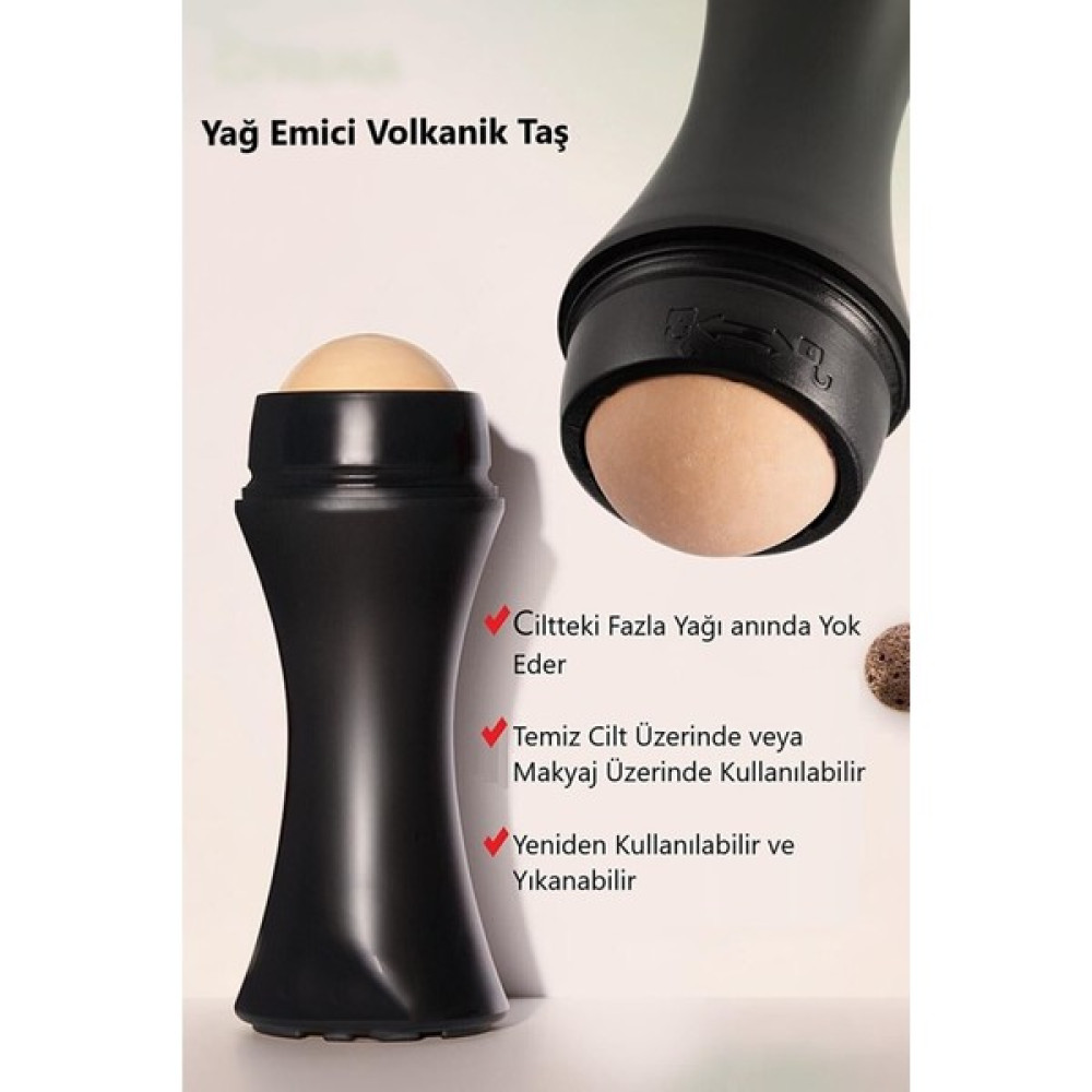 Muggio Matlaştırıcı Taş Yüz Roller, Yağ Emici, Cilt Matlaştırıcı, Volkanik Roller Cilt & Yüz Temizleme Cihazları Fiyatı