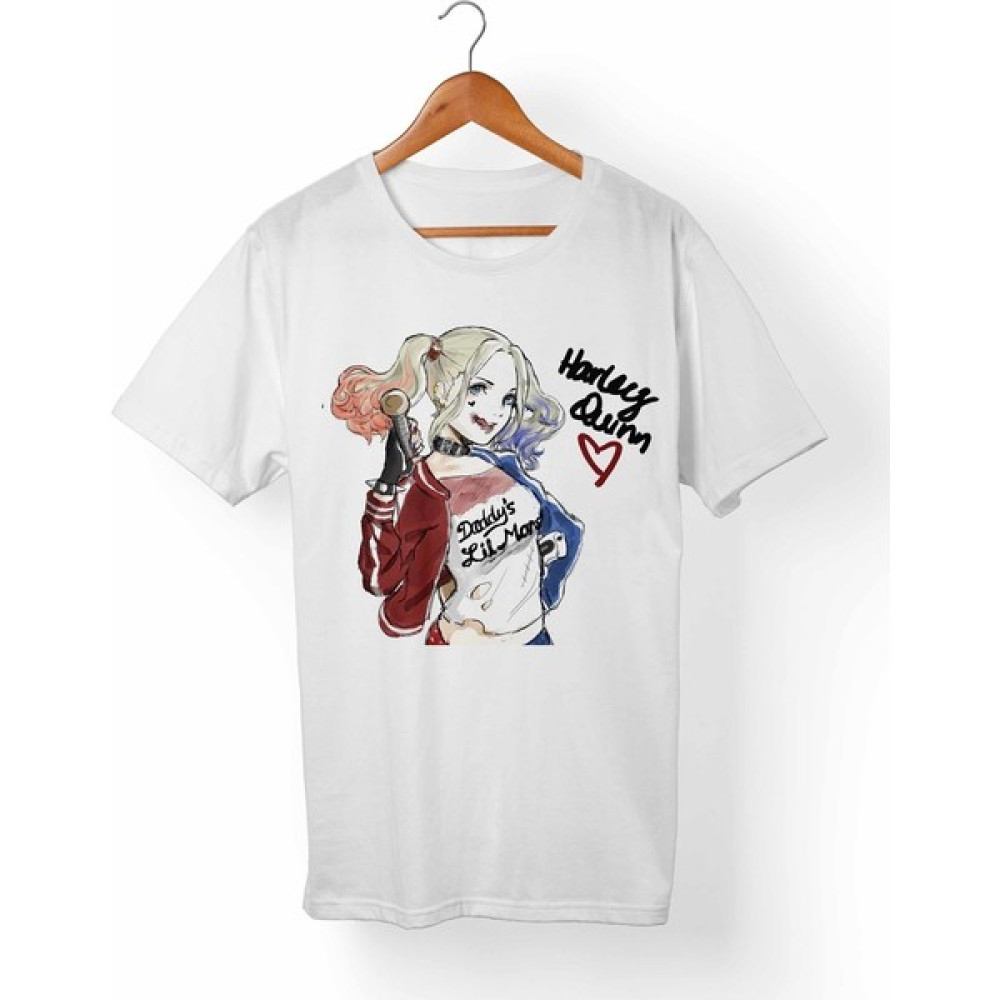 Muggkuppa Harley Quinn Beyaz T-Shirt Bayan T-shirt Fiyatı