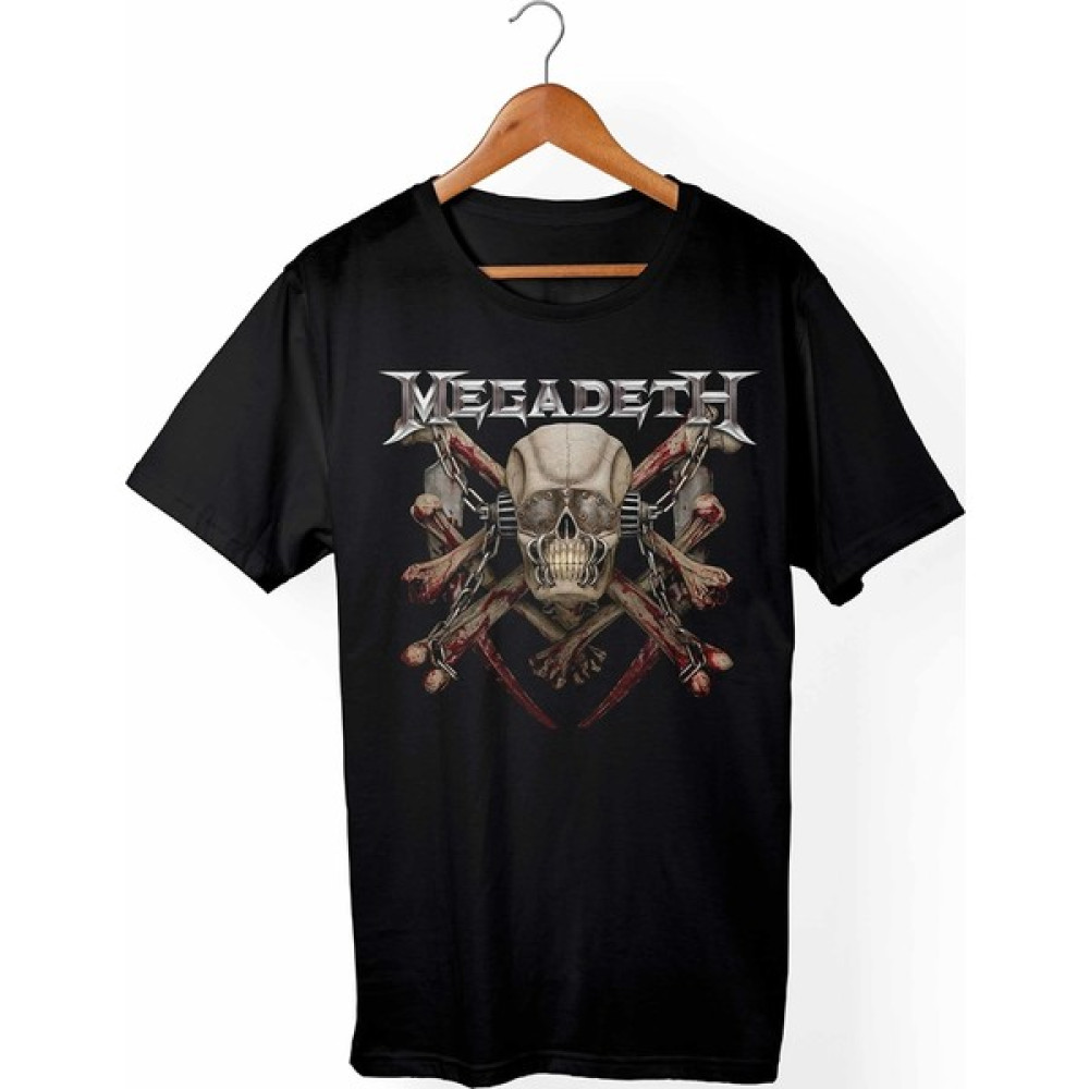 Muggkuppa Megadeth Siyah T-Shirt Bayan T-shirt Fiyatı