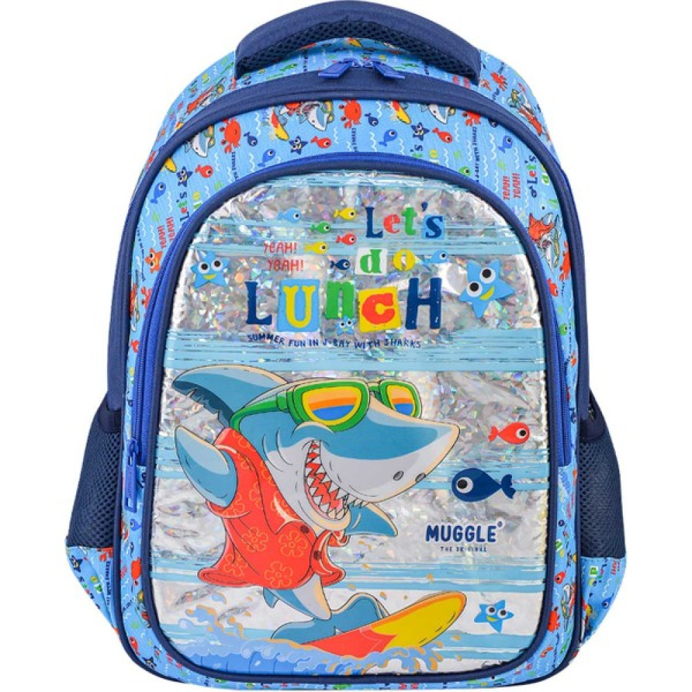 muggle Erkek Çocuk Muggle Cute Shark Erkek Çocuk Ilkokul Çantası MU0044 Okul Çantası Fiyatı