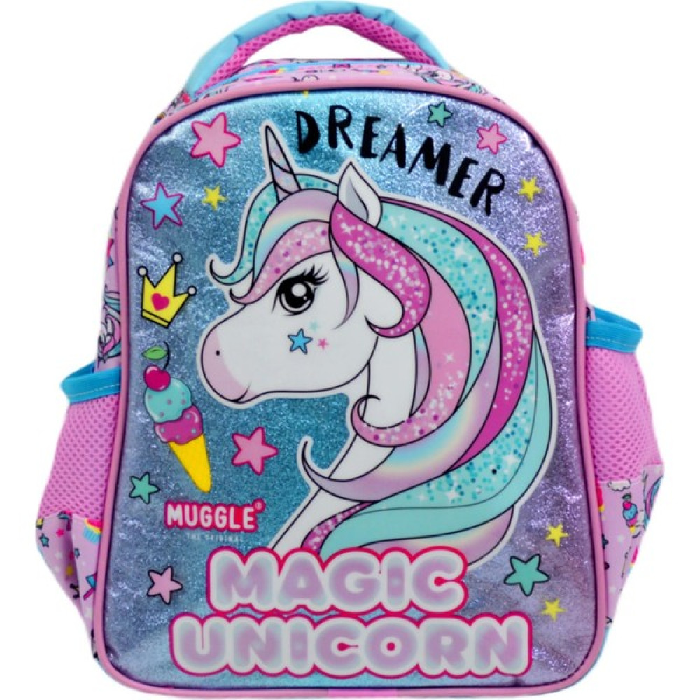 Muggle Tek Bölmeli Unicorn Pembe Anaokulu Sırt Çantası (MU-7848) Okul & Evrak Çantaları Fiyatı