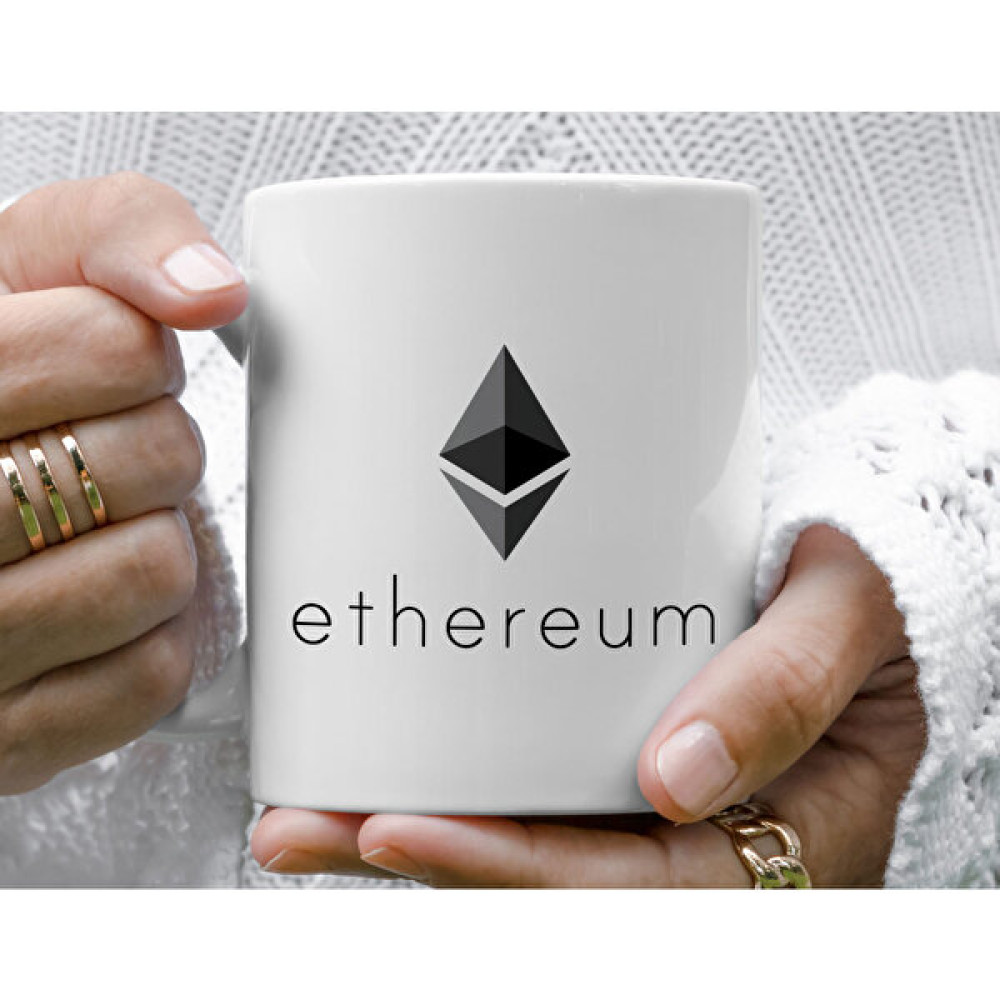 Mugs & Gift Ethereum Kripto Para Baskılı Kahve Çay Kupa Bardak Fincan / Bardak / Kahve Takımı Fiyatı
