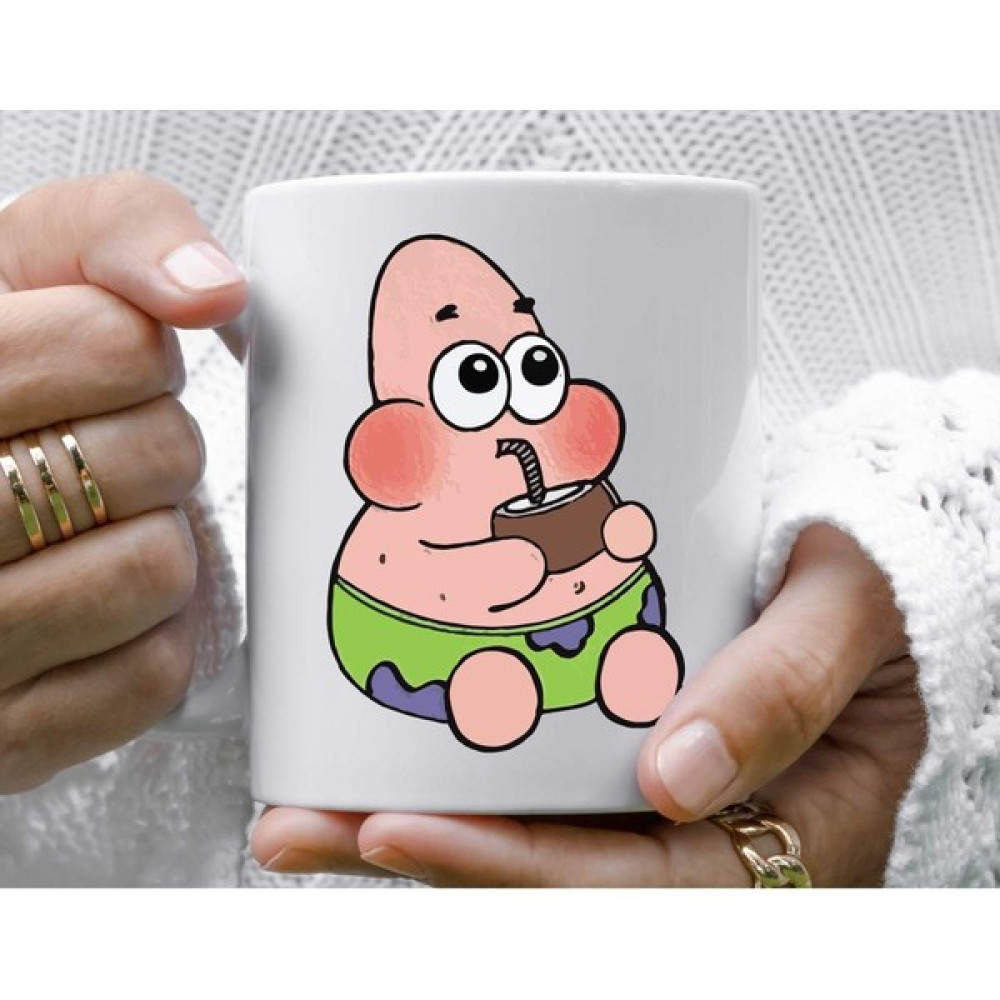 Mugs & Gift Sungerbob Tatlı Patrick Baskılı Tasarımlı Kahve Çay Kupa Bardak Fincan / Bardak / Kahve Takımı Fiyatı