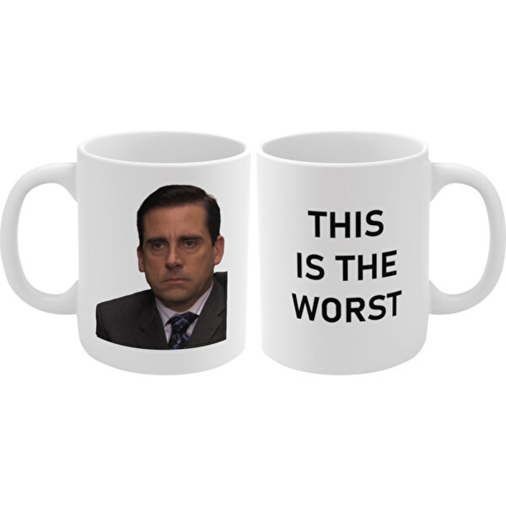 Mugs & Gift The Office Michael Scott This Is The Worst Baskılı Kahve Çay Kupa Bardak Fincan / Bardak / Kahve Takımı Fiyatı