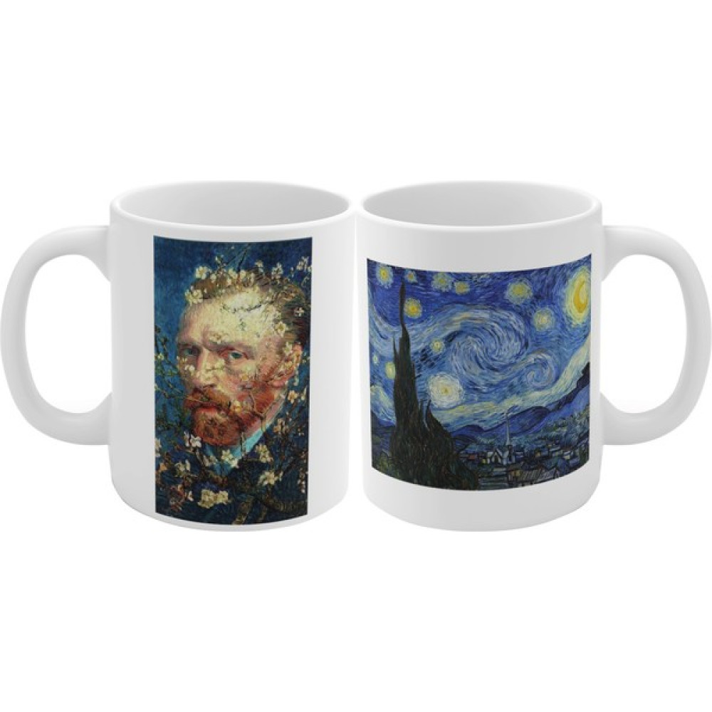 Mugs & Gift Vincent Van Gogh Yıldızlı Gece Baskılı Kahve Çay Kupa Bardak Fincan / Bardak / Kahve Takımı Fiyatı