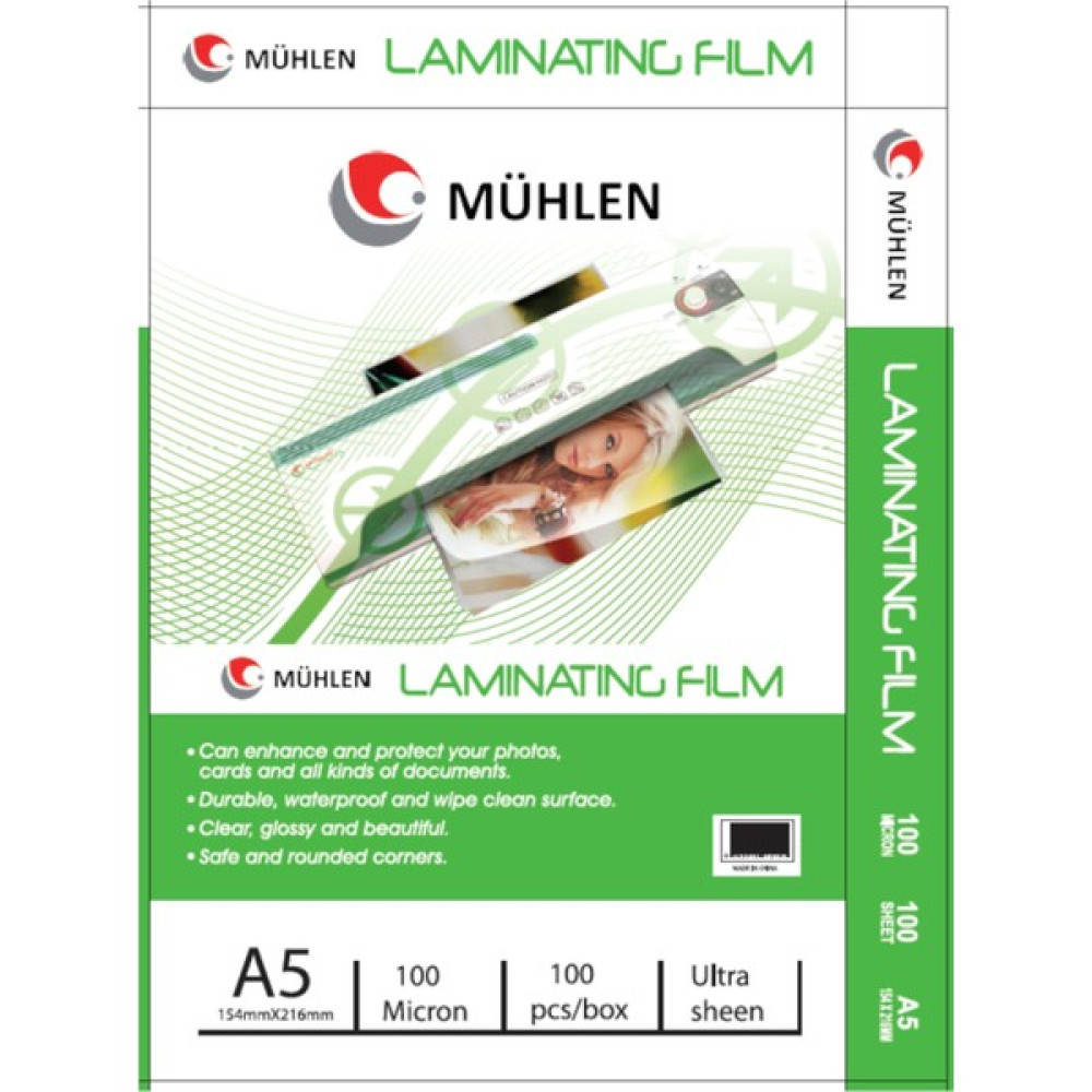 Mühlen Laminasyon Makinesi Filmi 100 Mc A5 1 Paket 100'lü Laminasyon Sistemi Fiyatı