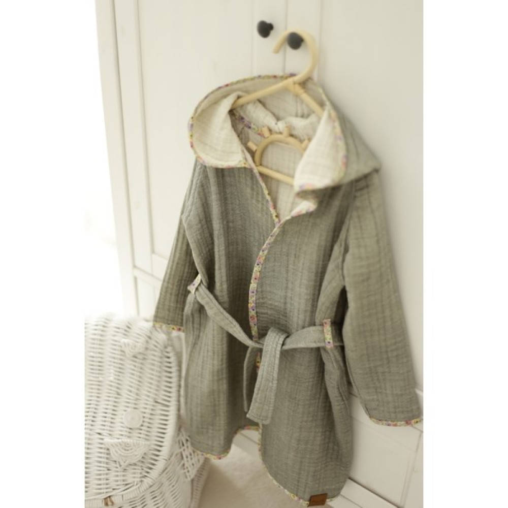 Mujo Baby & Kids Organik Özel Dokuma 4 Katlı Müslin Bornoz - Haki - 3 - 4 Yaş Oto Boyaları Fiyatı