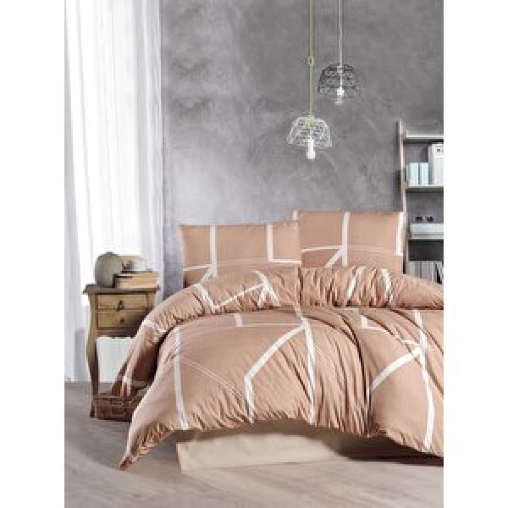 Mulberry Agustin Nevresim Takımı Çift Kişilik 4 Parça 200*220- Bej Nevresim Takımı Fiyatı