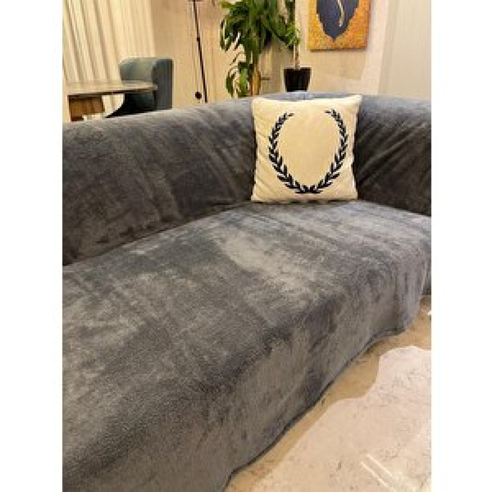 Mulberry Antrasit Wellsoft Koltuk Örtüsü 220x230 Koltuk & Kanepe Örtüsü Fiyatı