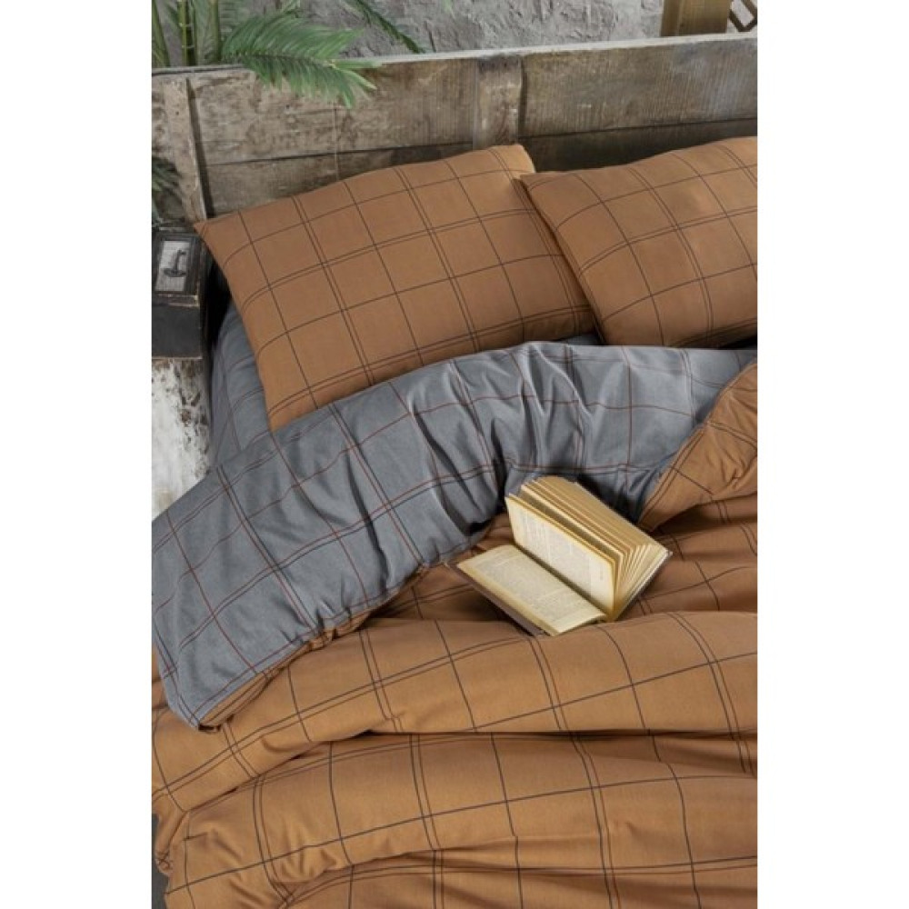 Mulberry Brown Nevresim Takımı Çift Kişilik 4 Parça - 220 x 220 cm - Kahverengi Nevresim Takımı Fiyatı