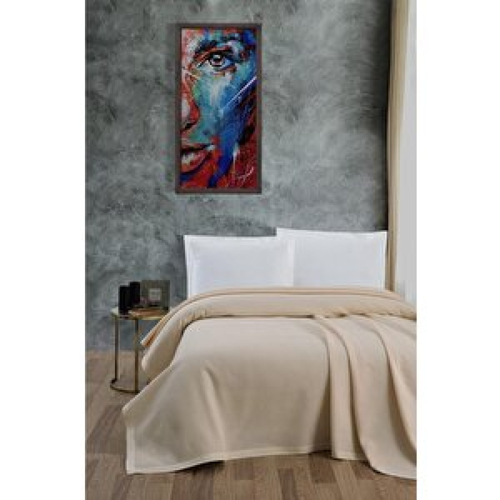Mulberry Klimalı Pike ,%100 Pamuk Petekli Pike , Dörtmevsim Pike Battal Boy 240x260 Krem Pike & Pike Takımı Fiyatı