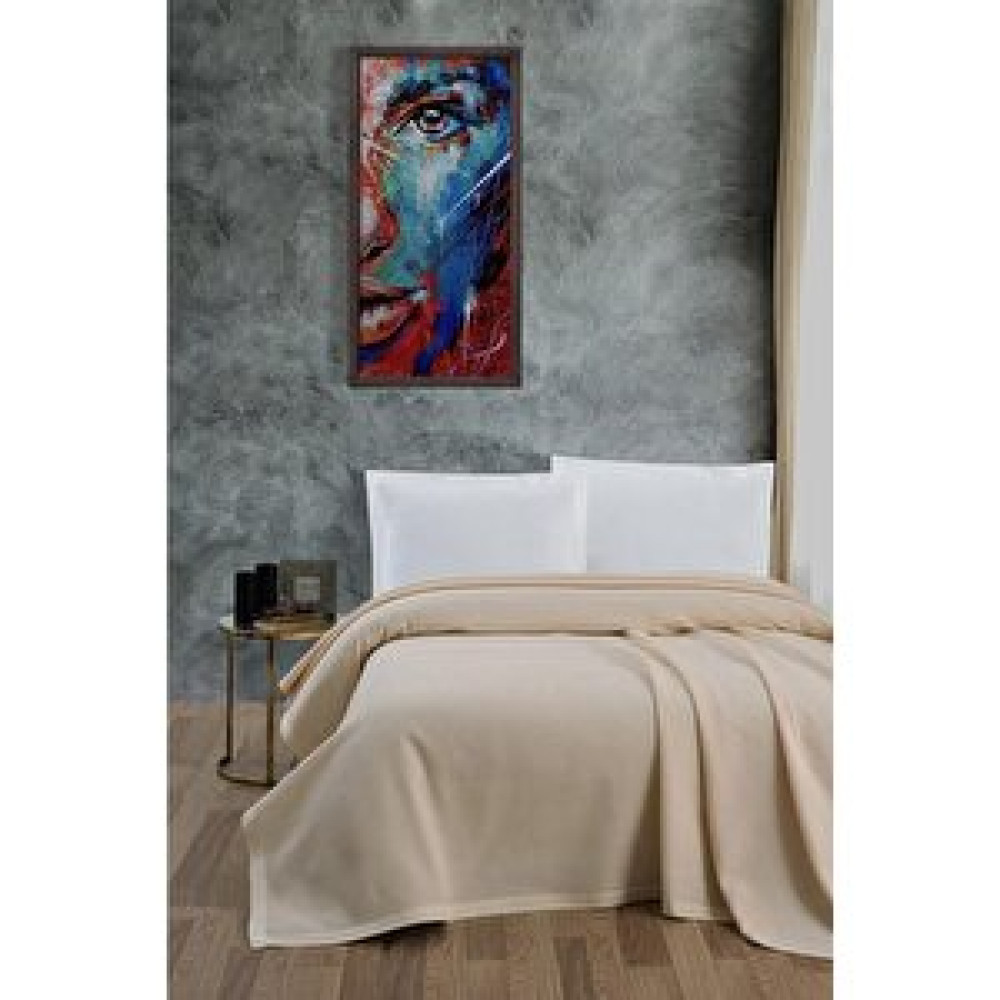 Mulberry Klimalı Pike ,%100 Pamuk Petekli Pike , Dörtmevsim Pike Tek Kişilik 170x240 Krem Pike & Pike Takımı Fiyatı