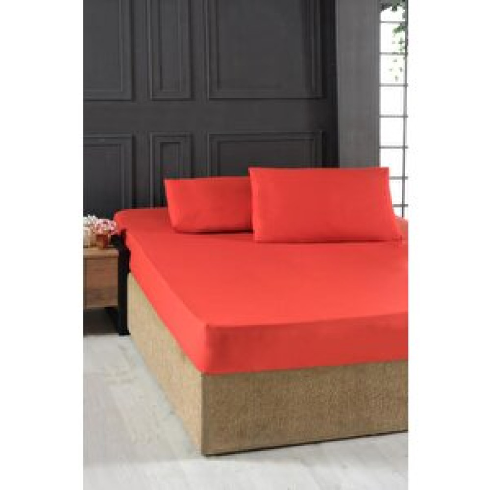 Mulberry Tek Kişilik Lastikli Çarşaf Seti 100x200 Kırmızı Çarşaf Fiyatı