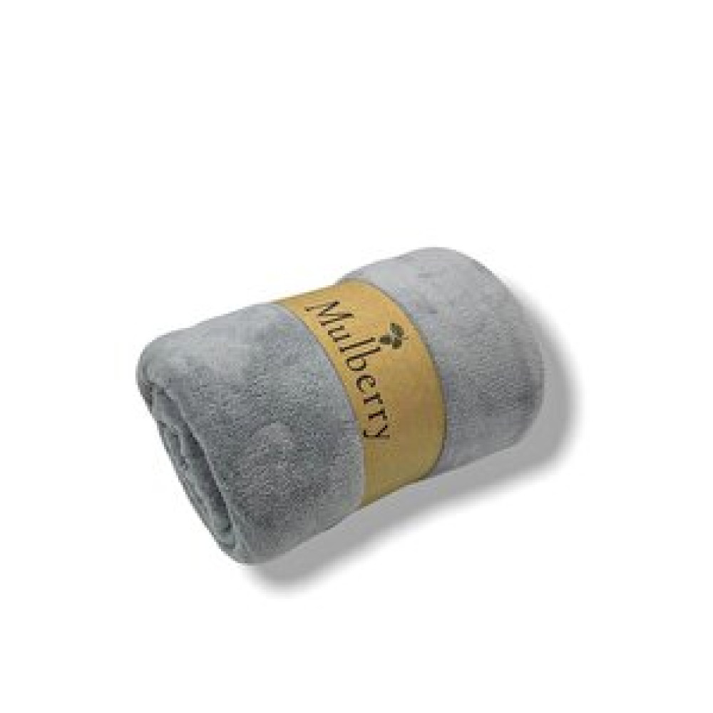 Mulberry Wellsoft Battaniye Televizyon Battaniyesi Peluş Polar Battaniye Tek Kişilik 170*230-gri Battaniye Fiyatı