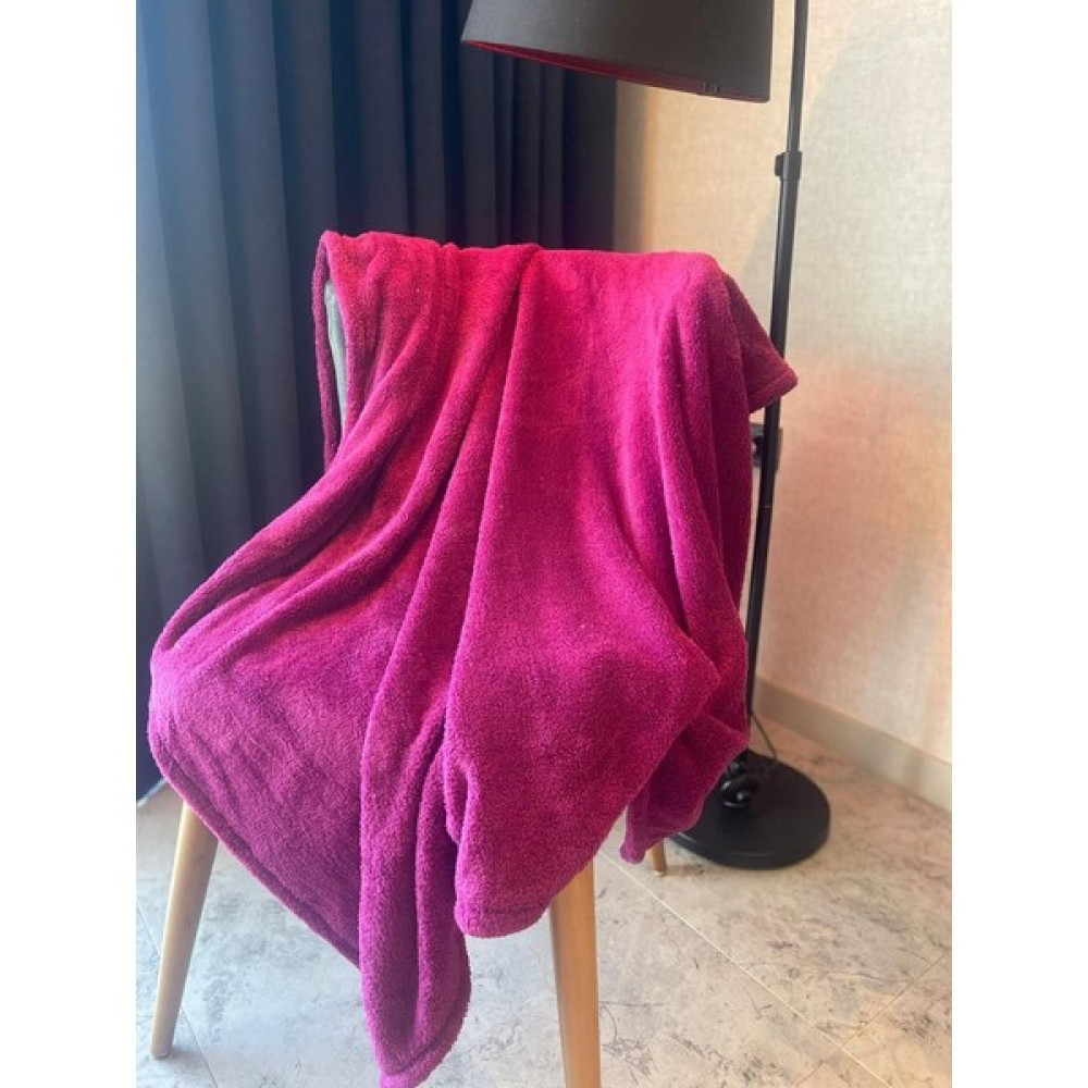 Mulberry Wellsoft Tek Kişilik Battaniye Sıcak Battaniye Tv Dekor Battaniyesi 100X170 - Mor - 100 x 170 cm Battaniye Fiyatı