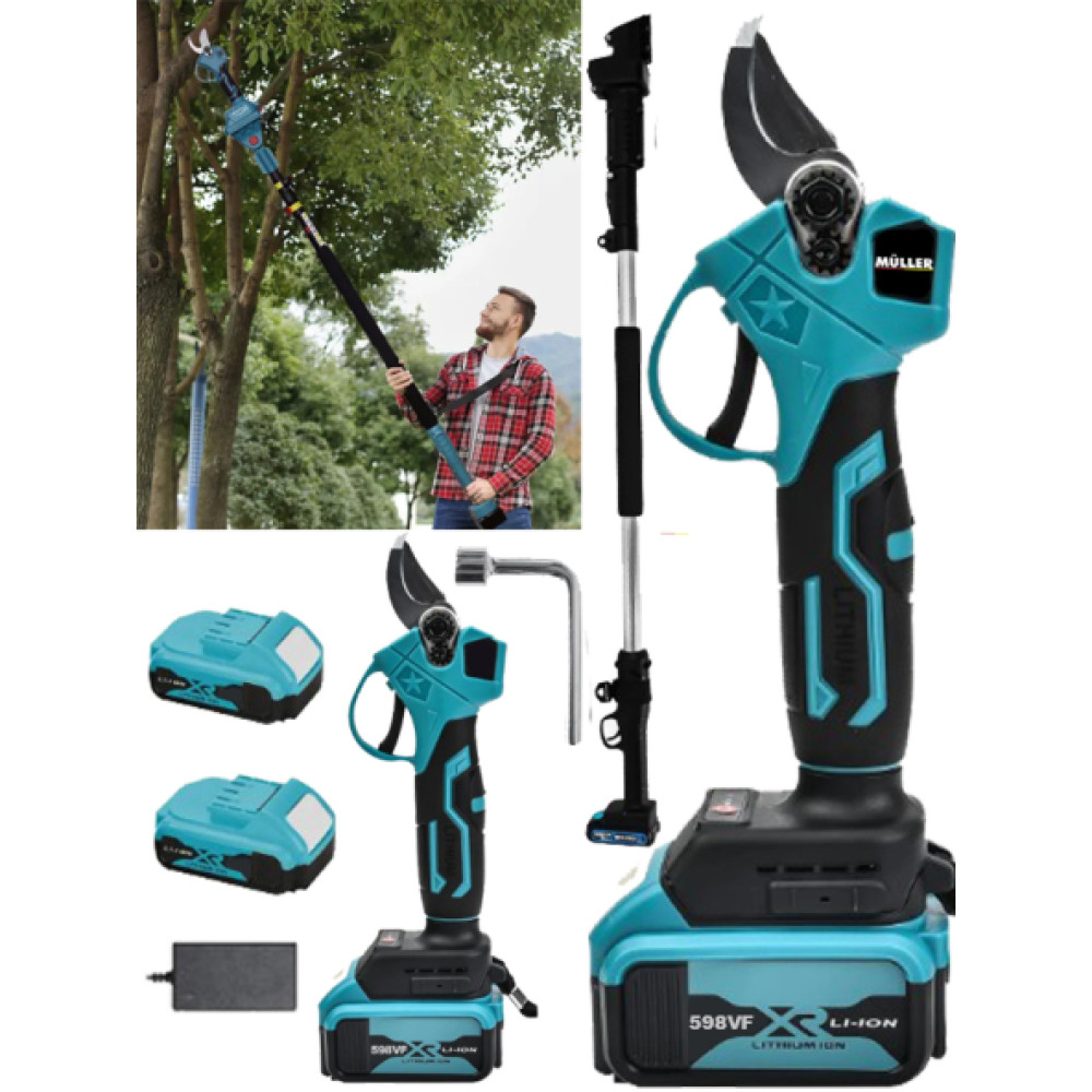 Muller Germany 598 Vf 20 Ah 2 Metre Teleskopik Uzatma Akulu Bag Dal Budama Kesme Makasi Makinesi Dal Budama Makineleri Fiyatı