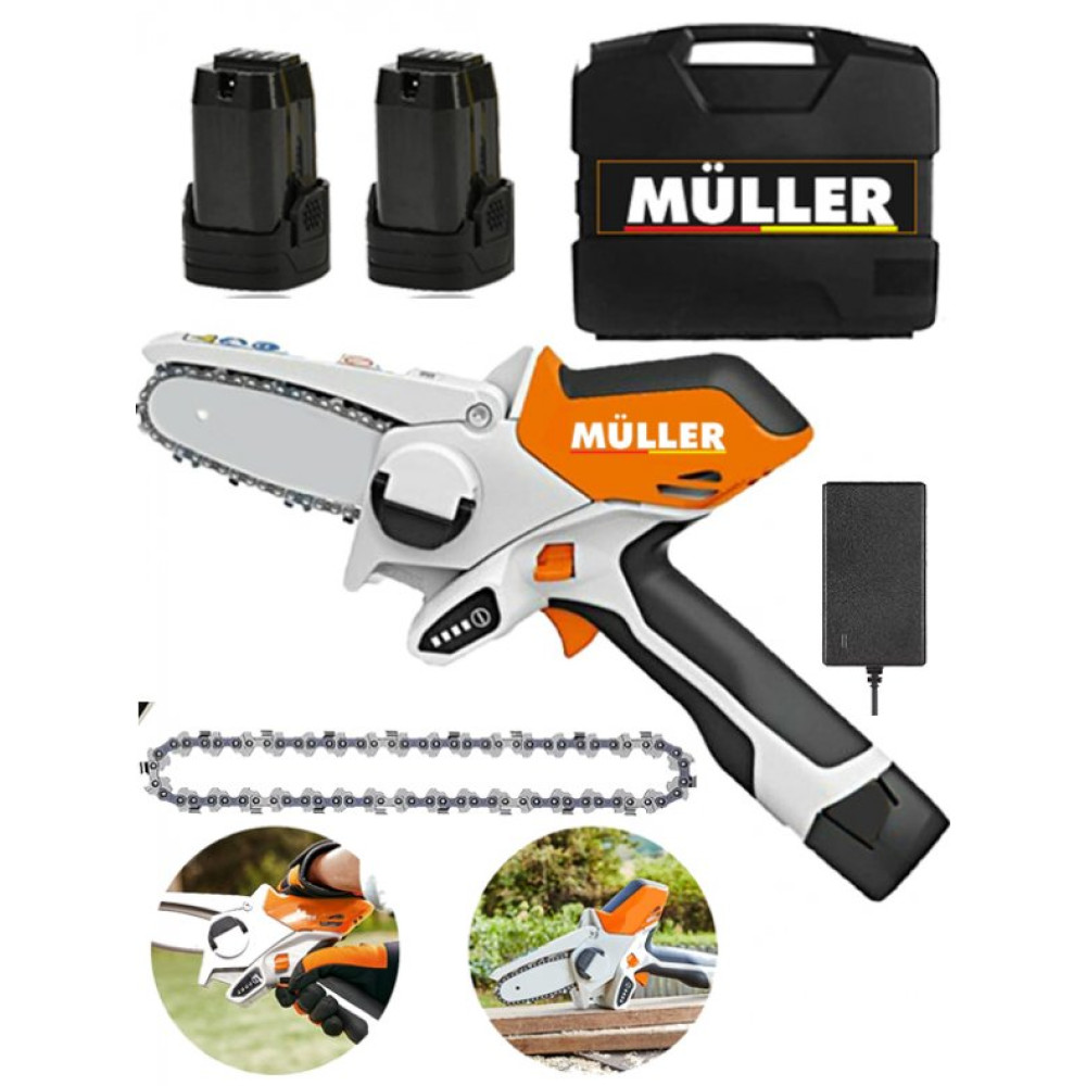 Muller Germany Ex-Torq 88 V 10 Ah Motor Korumali Otomatik Sanziman Dal Kesme Budama Testeresi Dal Budama Makineleri Fiyatı