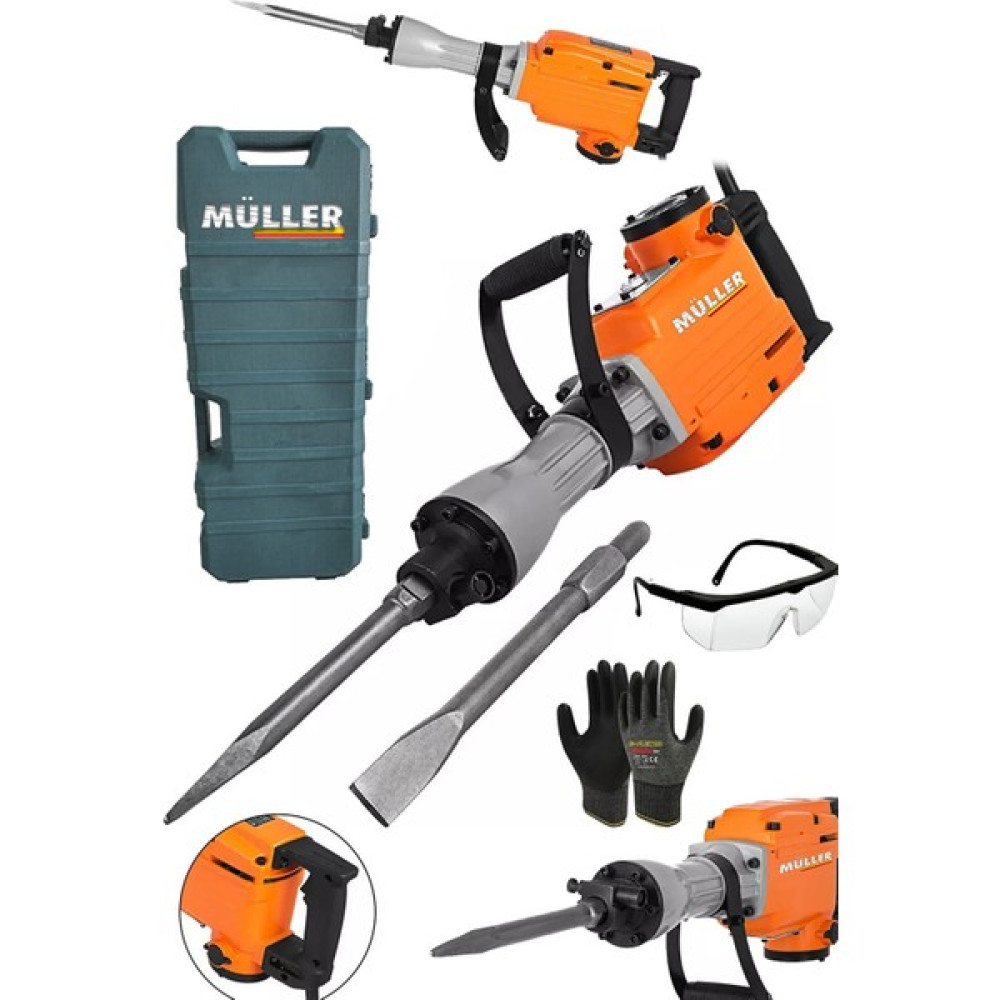 Müller Germany The Best 5200 Bakır Sargılı 17 kg 70 Joule Pnömatik Kırıcı Hlti Seti Çantalı Uç Hediyeli Kırıcı Deliciler & Kırıcılar Fiyatı