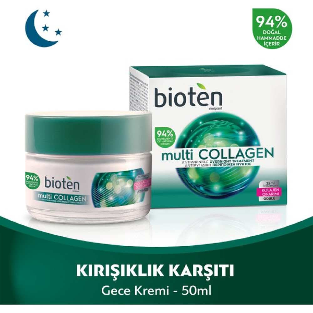 Multı-Collagen Gece Bakımı 50ML Gece Kremleri Fiyatı