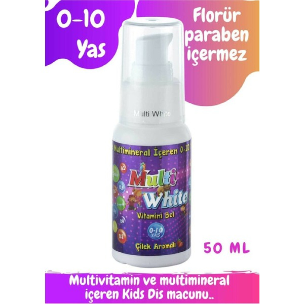 Multi White Multiwhite Çilek Aromalı Diş Macunu Diş Macunları Fiyatı