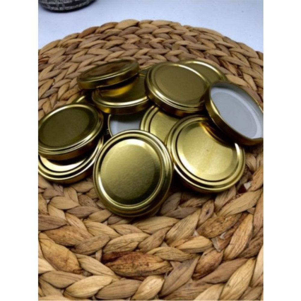 Multiamo Metal Gold Konserve Kavanoz Kapağı 63 mm 50 Adet - 100 ml Saklama Kapları Fiyatı