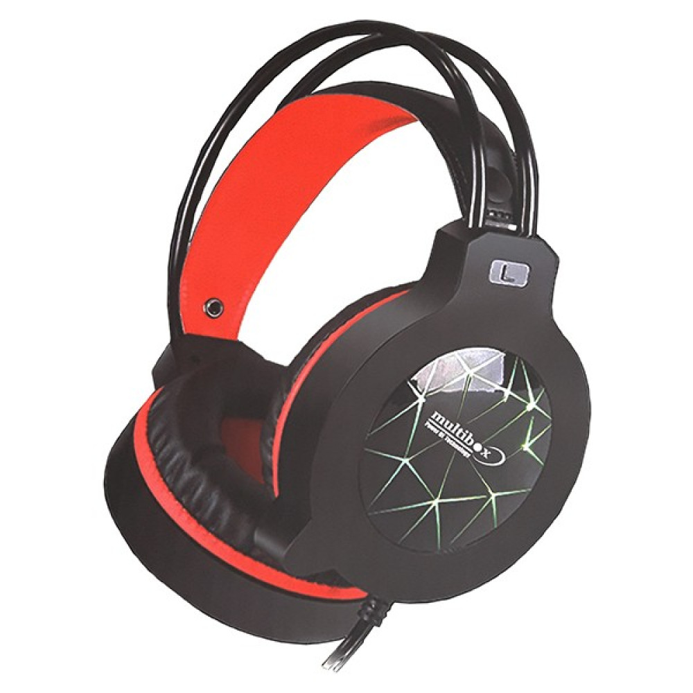 Multibox Mb-X5 Kafa Bantlı Oyuncu Gaming Kulaklık 2 Metre - Siyah - Kırmızı Kulak Üstü Kulaklık Fiyatı