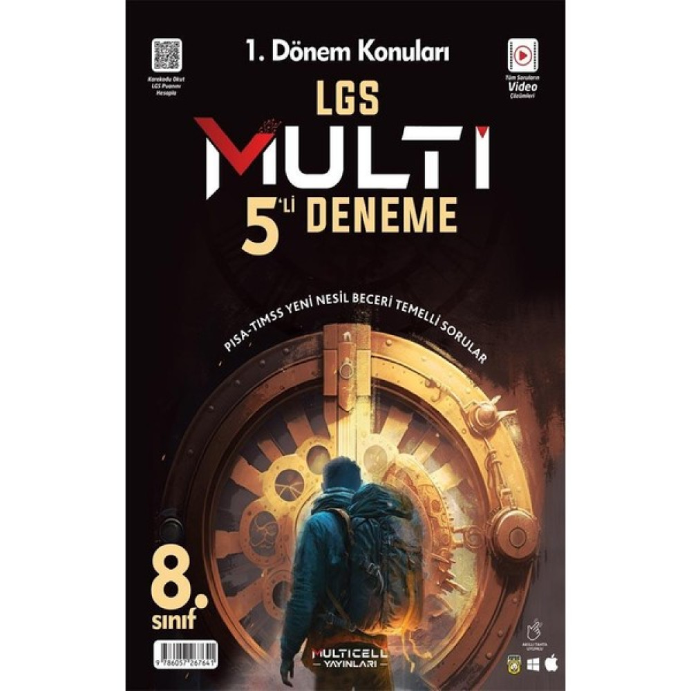 Multicell Yayınları Multicell Yayınları 8.sınıf LGS Multi 5li Deneme 1.dönem Konuları Tüm Dersler Fiyatı