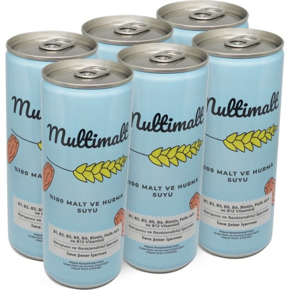Multimalt Anne Sütü Artırıcı Alkolsüz Malt ve Hurma Suyu 250 ml x 6 Adet Bebek Mamaları Fiyatı