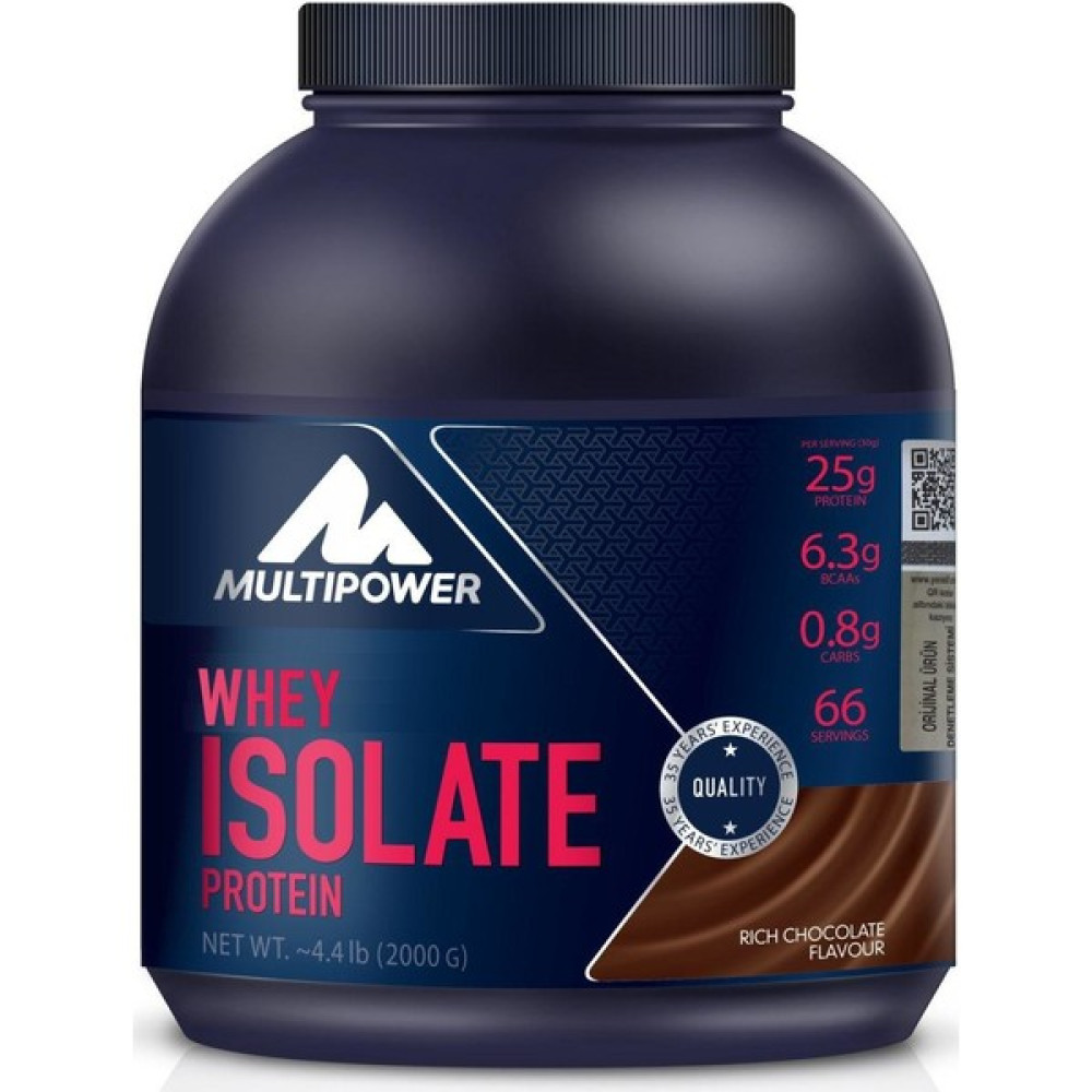 Multipower Whey Isolate Çikolata 2 kg Protein Tozları Fiyatı