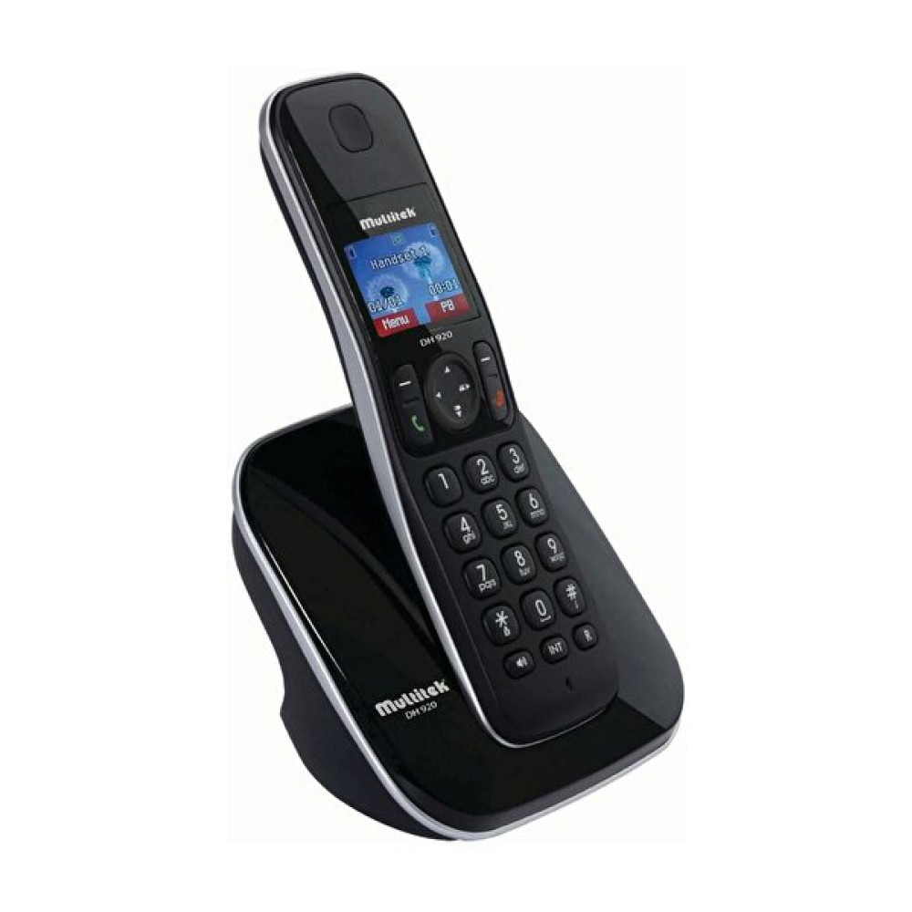Multi̇tek DH 920 - Slim Tasarımlı Ve Renkli Ekranlı Siyah Dect Telefon Telsiz Telefon Fiyatı