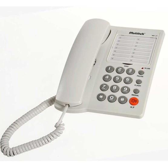 Multitek MS21 Siyah Masaüstü Telefon