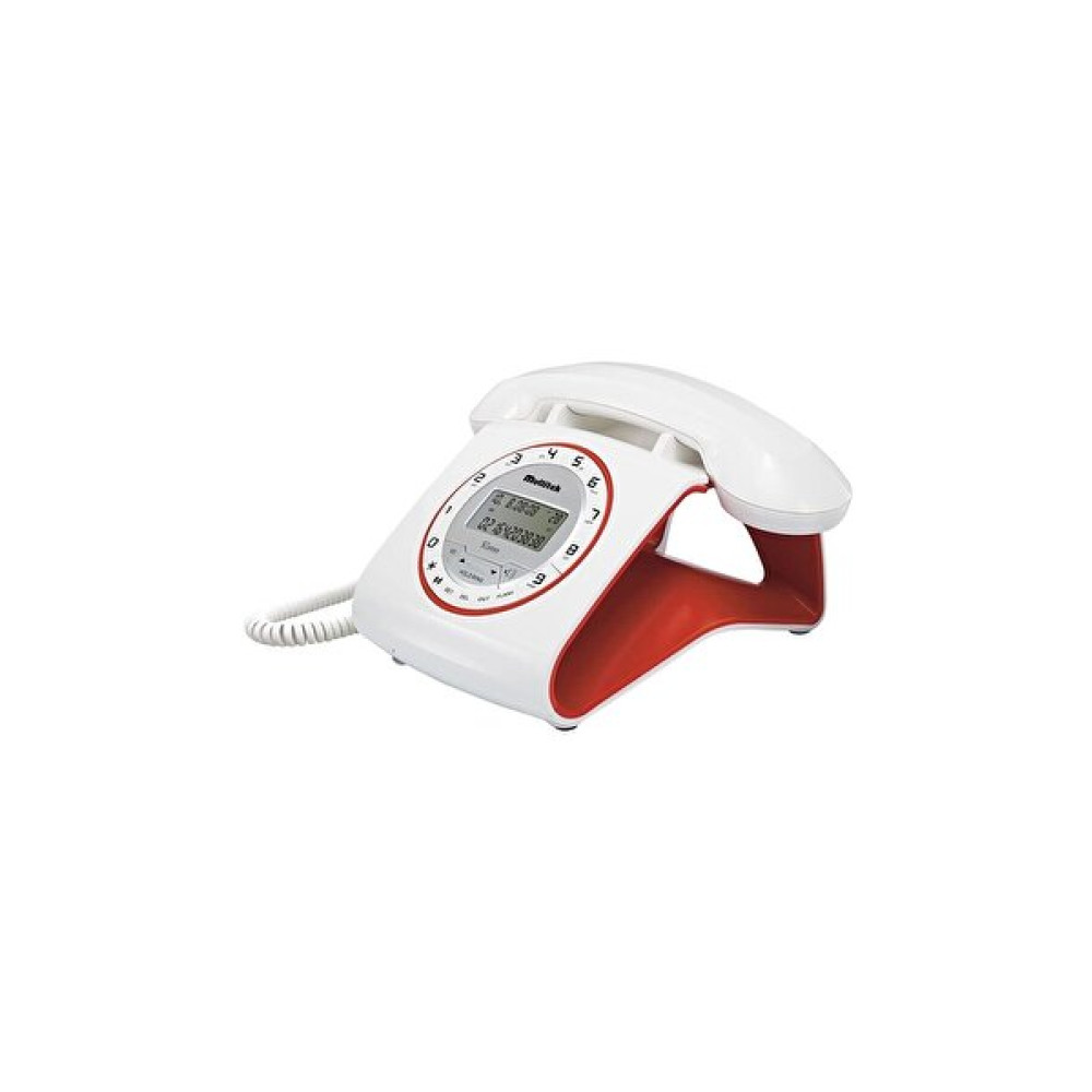 Multi̇tek Retro Özel Tasarımlı Beyaz Kablolu Masa Telefonu Telsiz Telefon Fiyatı