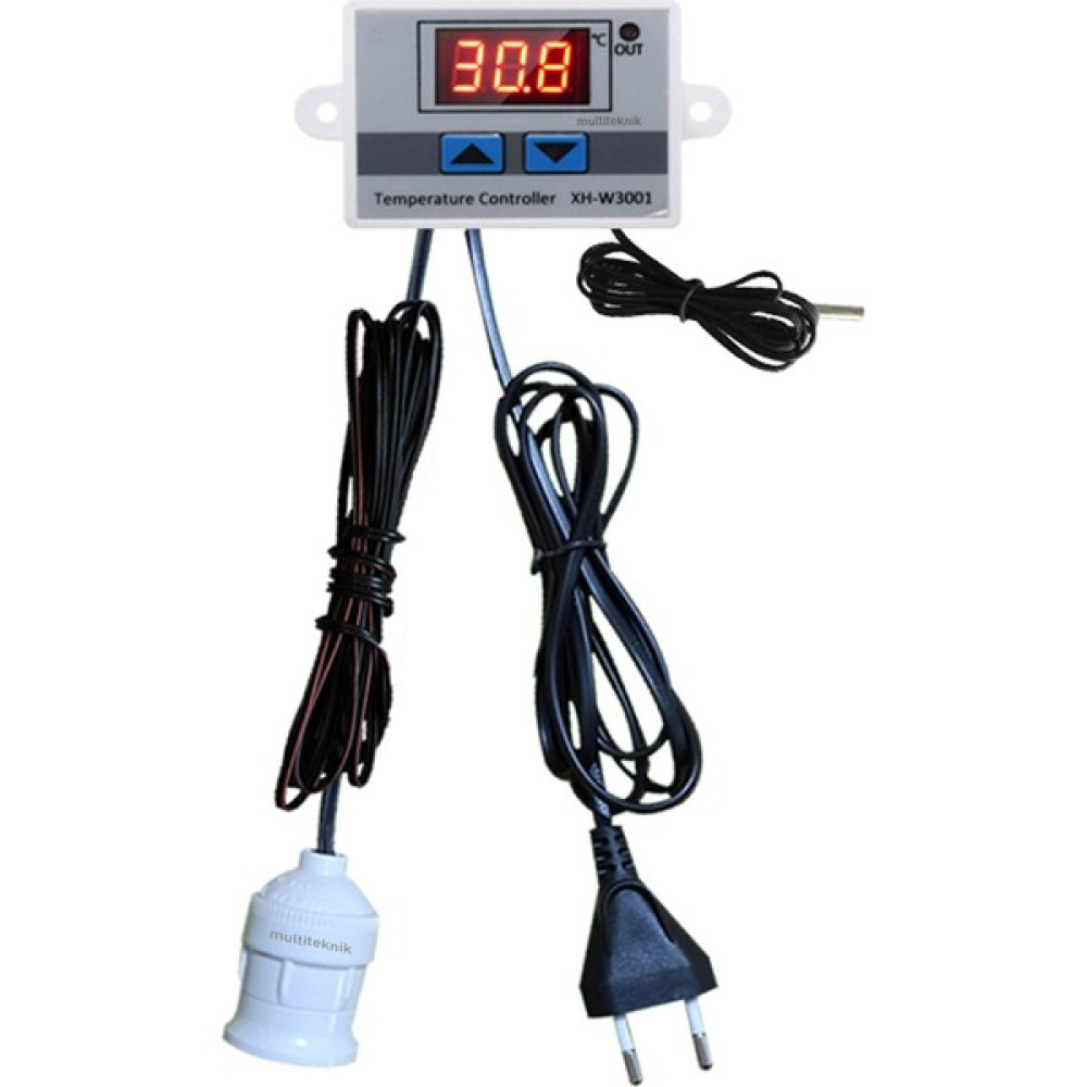 Multiteknik Duylu W3001 Dijital Termostat Kullanıma Hazır Kablolu Fişli Nalburiye & Hırdavat Fiyatı