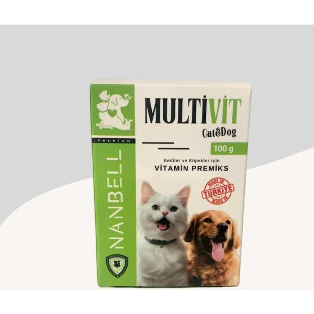 Multivit Kedi ve Köpekler Için Toz Multivitamin 100gr Evcil Hayvan Ürünleri Fiyatı