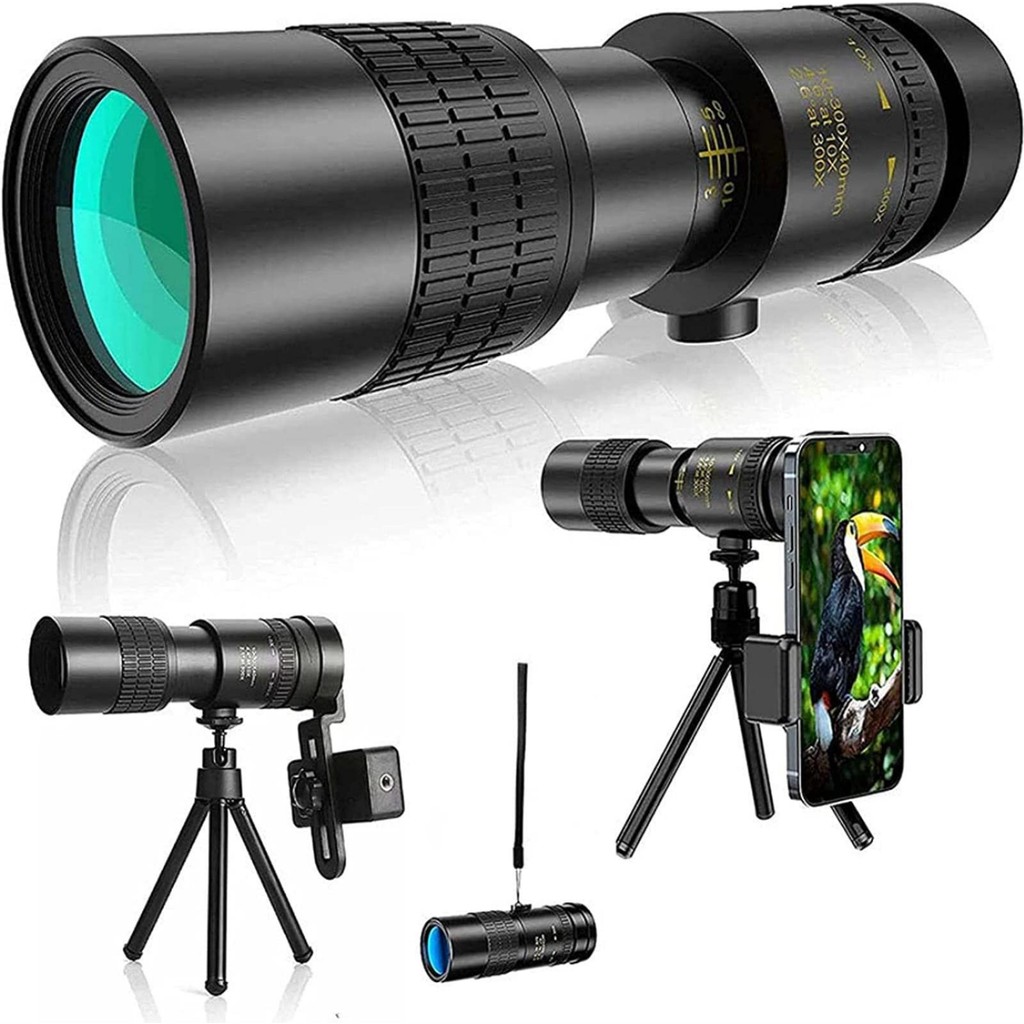 Multizone 10-300X40 Hd Zoom Monoküler Teleskop Dürbün Telefon Uyumlu Taşınabilir Optik Lens Diğer Fiyatı