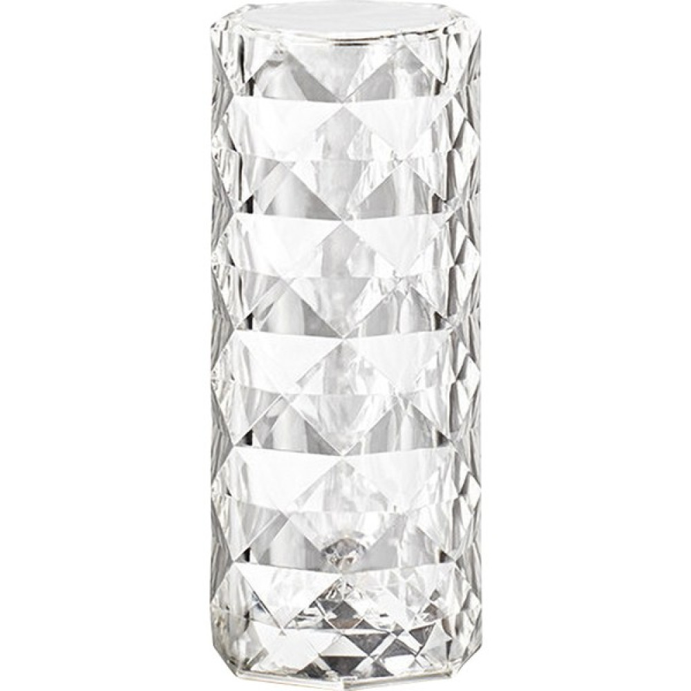 Mumall Kristal Masa Lambası Şeffaf Gül Gölgesi Masa Lambası Sütunlu Kristal Masa Lambası Silindirik Atmosfer Başucu Kristal Masa Lambası Yaratıcı G... Masa Lambası Fiyatı