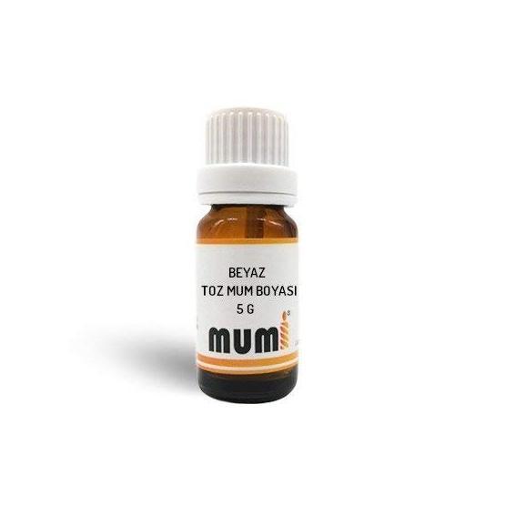 Mumi Pigment 5 gr Beyaz Mum Boyası