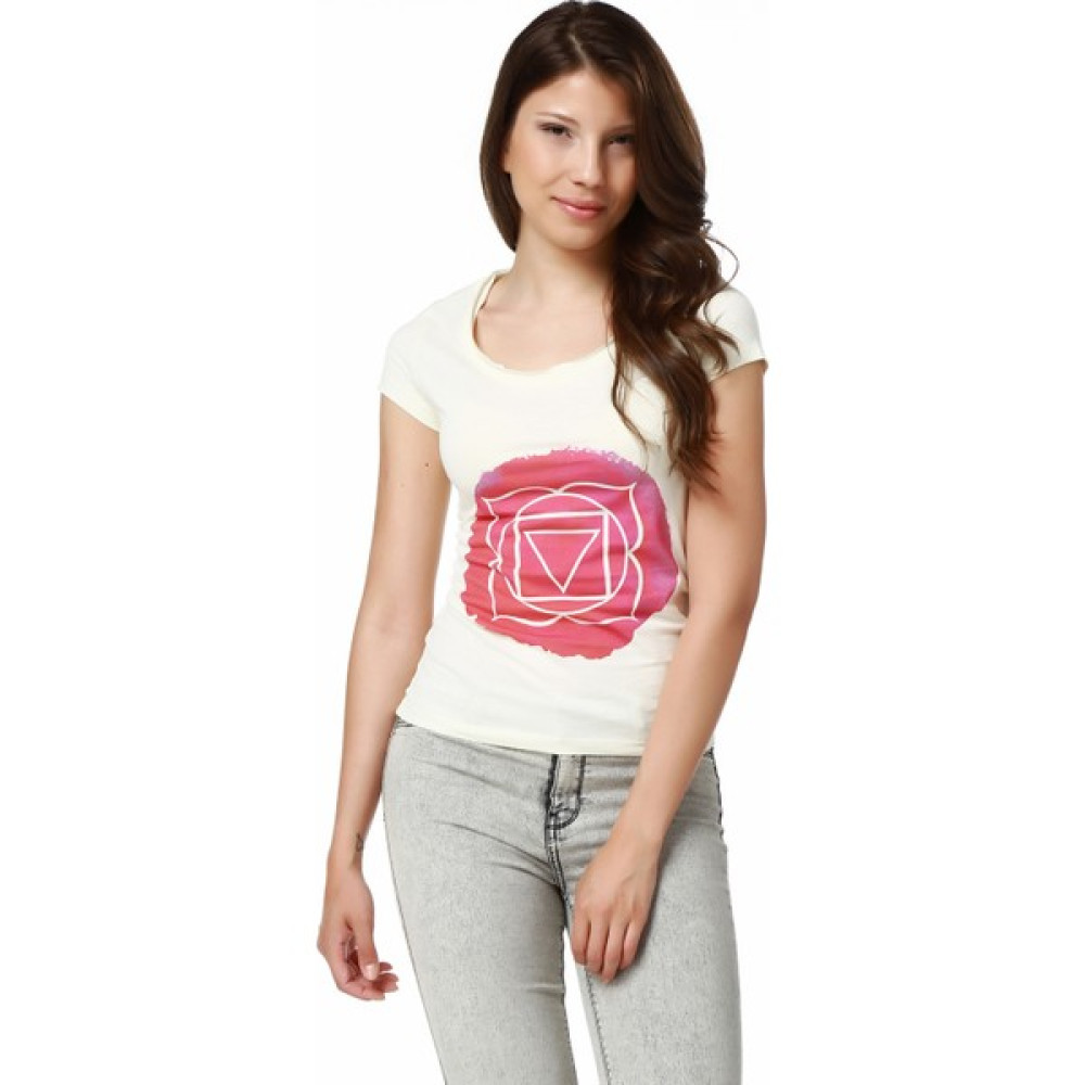 Mumu Chackra Geniş Bisiklet Yaka Tasarım Kadın T-Shirt Bayan T-shirt Fiyatı