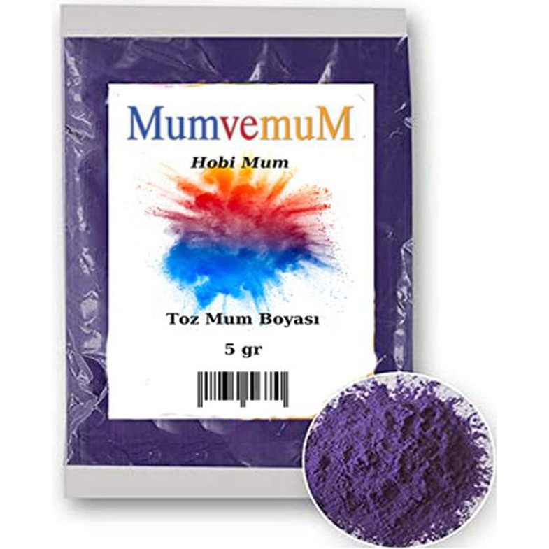 MumvemuM Toz Mum Boya Açık Mor Mum Boya Fiyatı