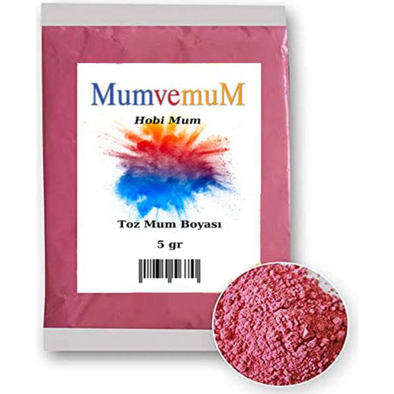 MumvemuM Toz Mum Boya Açık Pembe Mum Boya Fiyatı