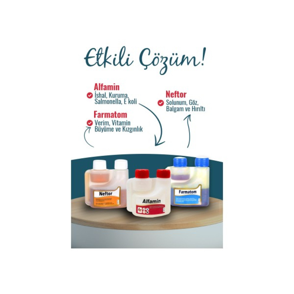 Munich Vet 3lü Set Kuşlar Için Farmatom + Alfamin + Neftor (125 Ml) Evcil Hayvan Ürünleri Fiyatı