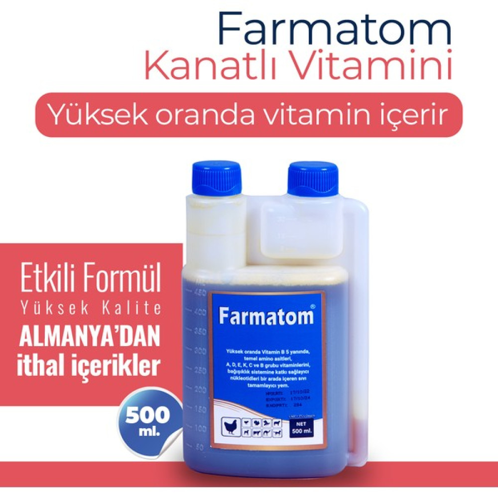 Munich Vet Farmatom Kanatlı Vitamini 500 ml Evcil Hayvan Ürünleri Fiyatı