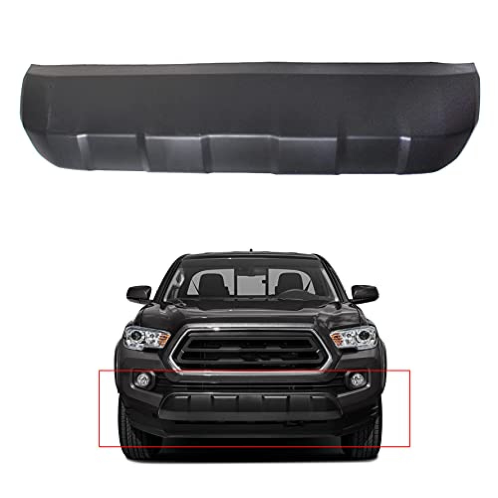 munirater Front Bumper Valance Lower Skid Plate Panel Black Replacement for 2016-2020 Tacoma TO1095205 5391104210 B077C14STM