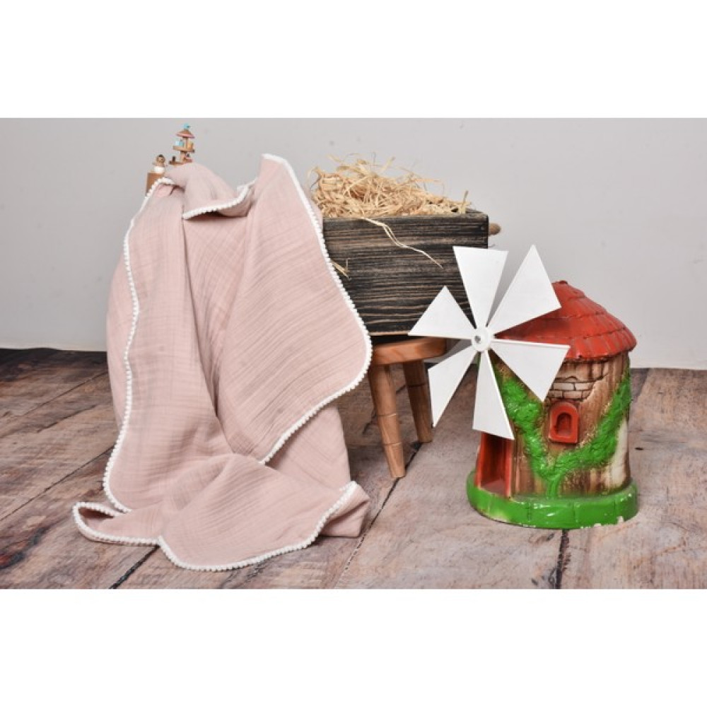 Munu Design Babyhome Müslin Bebek Battaniyesi Pembe Oto Boyaları Fiyatı