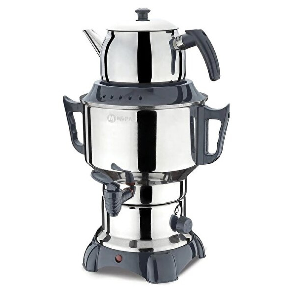 Mupa 3.5 L Inox Siyah Semaver Elektrikli Çaycı Çay Makineleri Fiyatı