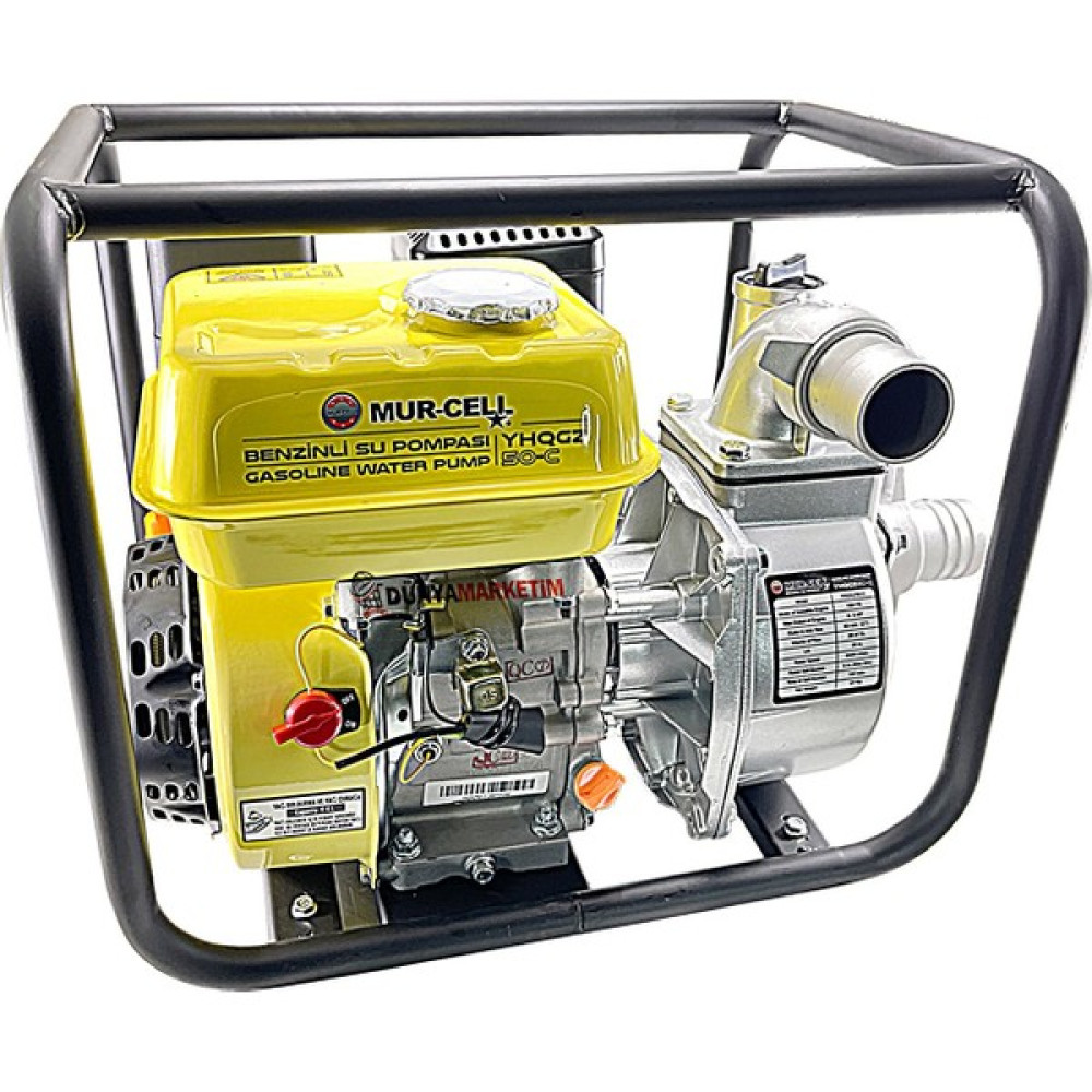 Mur-Cell 50C 6.5 Hp 25 Metre Dik Basar 2'' Benzinli Su Pompası Su Motoru Fiyatı