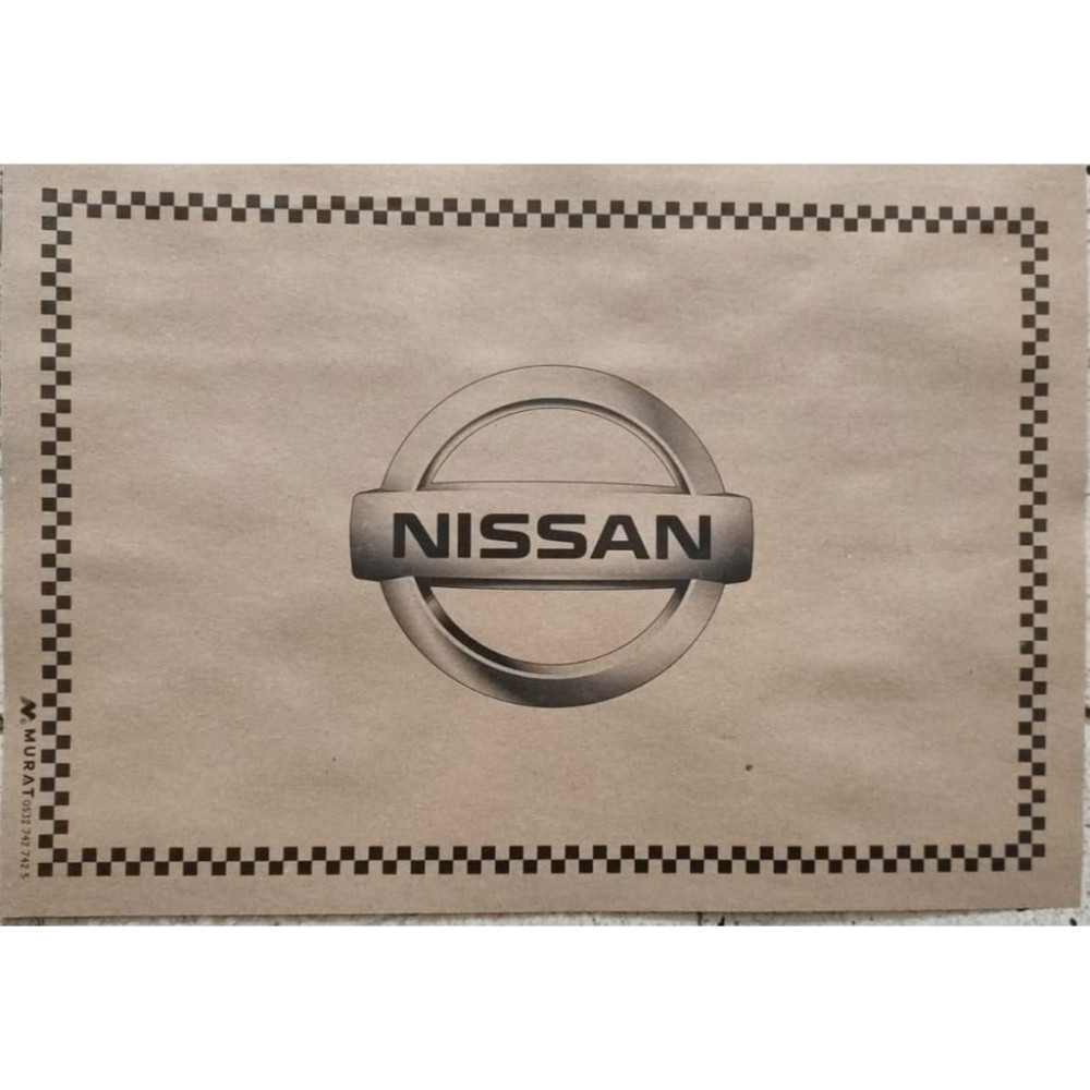 Murat Kağıt Paspas Murat Kağıt Nissan Kağıt Oto Paspas 130GR Kahverengi 100 Adet Kalın Kraft Malzeme Oto Paspas Fiyatı
